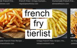 french fries tier list