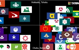 The Flags of prefectures of japan