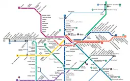 Linhas de metrô
