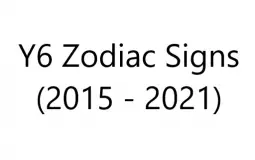 Zodiac Signs (Y6)