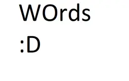 Words