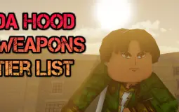 Da Hood Weapons Tier List