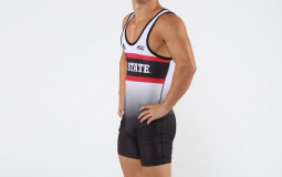 College wrestling singlets