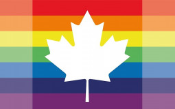 LGBTQ+ Canada Pride Flags