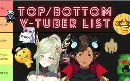 Top/Bottom VTuber Tier List