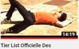 tier list des tier list