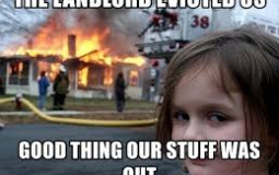 We Just Got Evicted