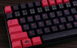 Red/Black colour scheme for black casings Keyboard