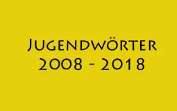 Jugendwörter des Jahres