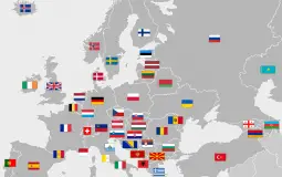 European flags