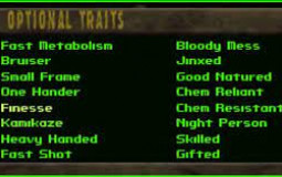 Fallout 1 traits