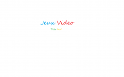 Jeux Vidéo