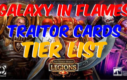 Galaxy in Flames Traitor Legion Cards