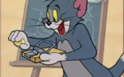 Tom and jerry chase cat