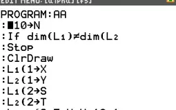 Programming Calcs