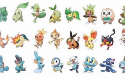 Pokémon starters (and evolutions)