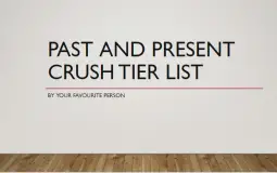 crushes