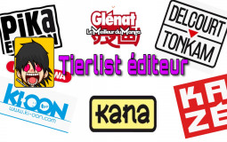 Tier list éditeur manga fr