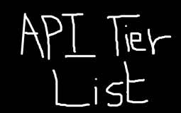 Roblox exploit API's Tierlist