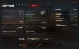 World of tanks equipment