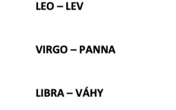 Zodiac signs