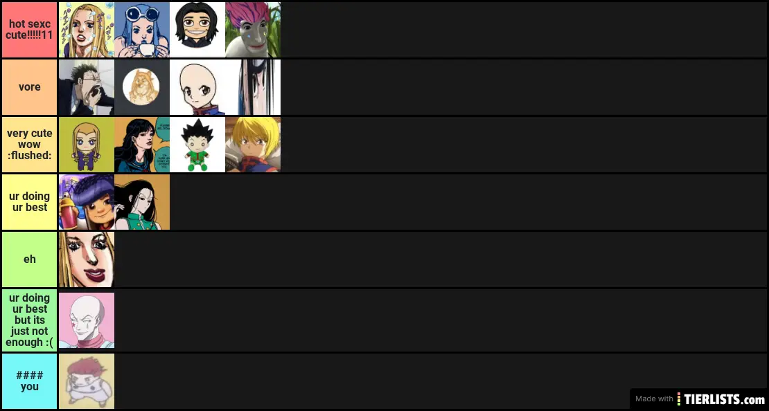 ad pfp tier list mua