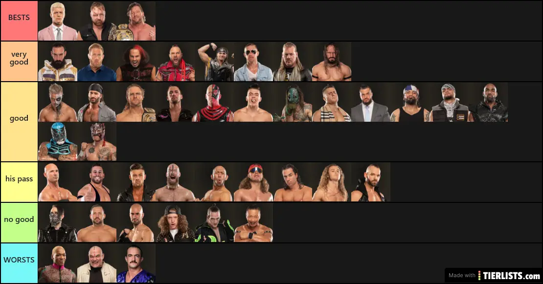 aew roster mens