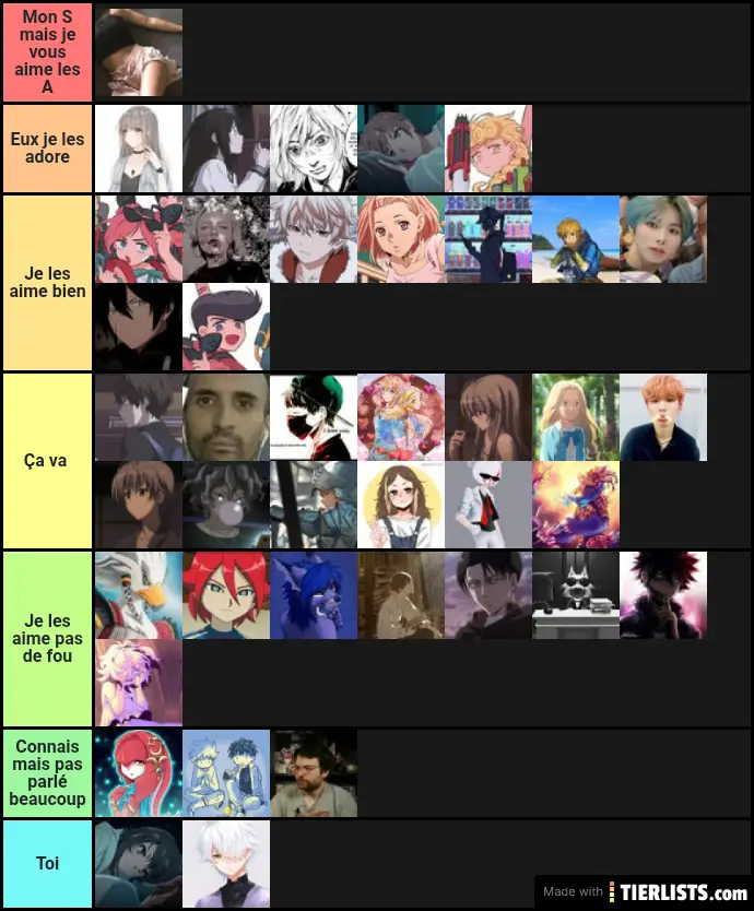 Amino tier list 2020