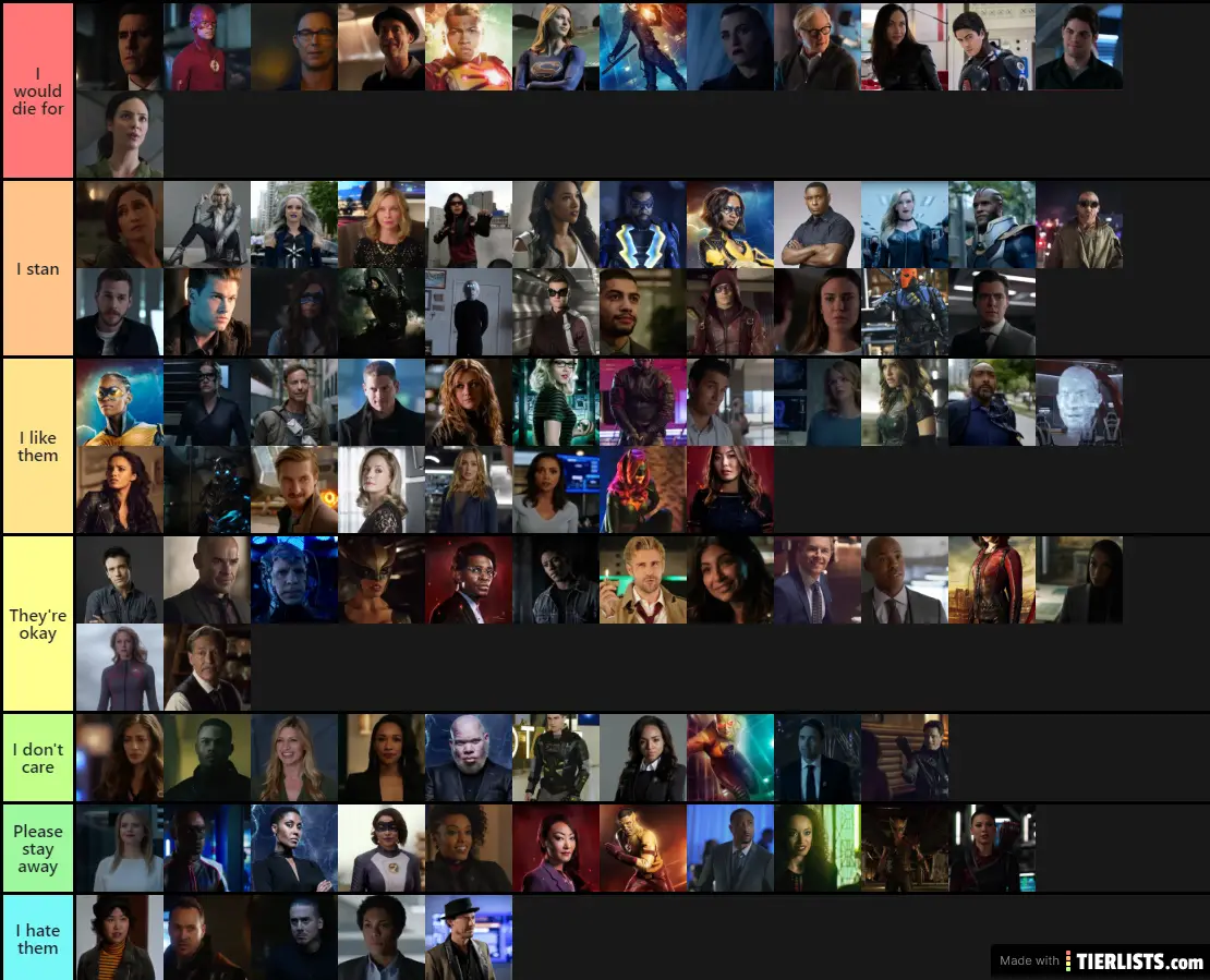 Arrowverse Main Characters