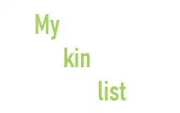 my kin list
