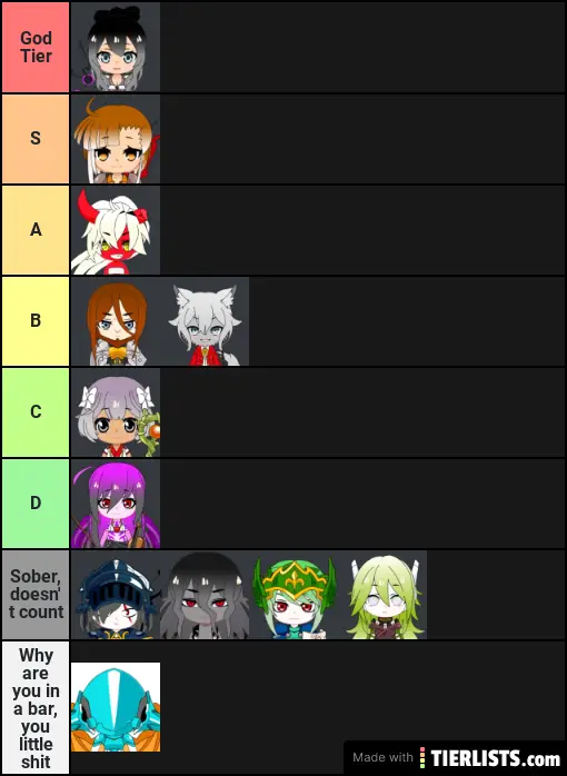 Bar Fight Tier List