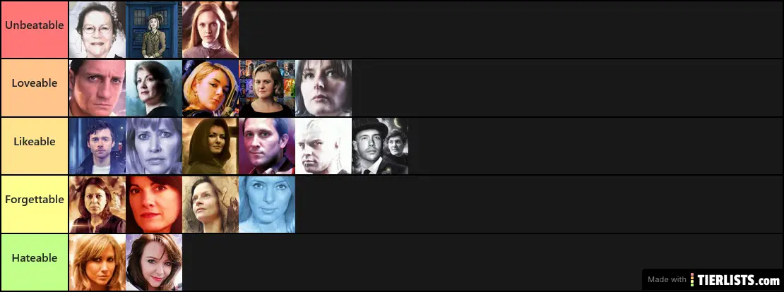 Big Finish Doctor Who Companions I have heard