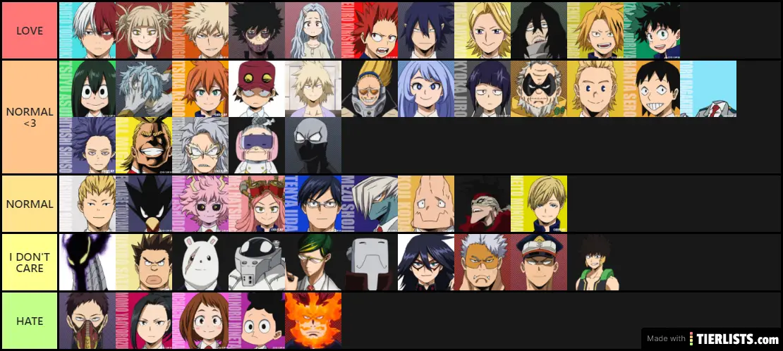 Bnha characters pt.3