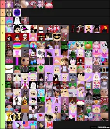 Cyber S Royale High Accessory Rankings Tier List Maker Tierlists Com - tier maker royale high accessories roblox