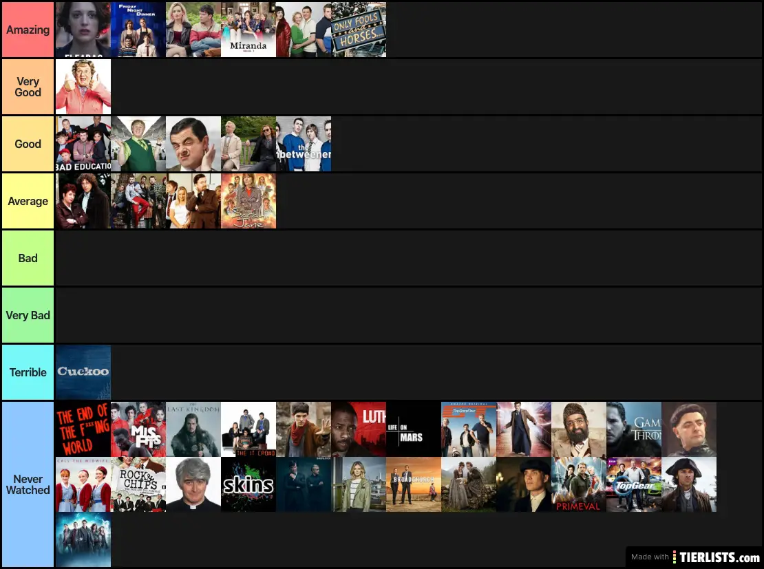 british tv shows