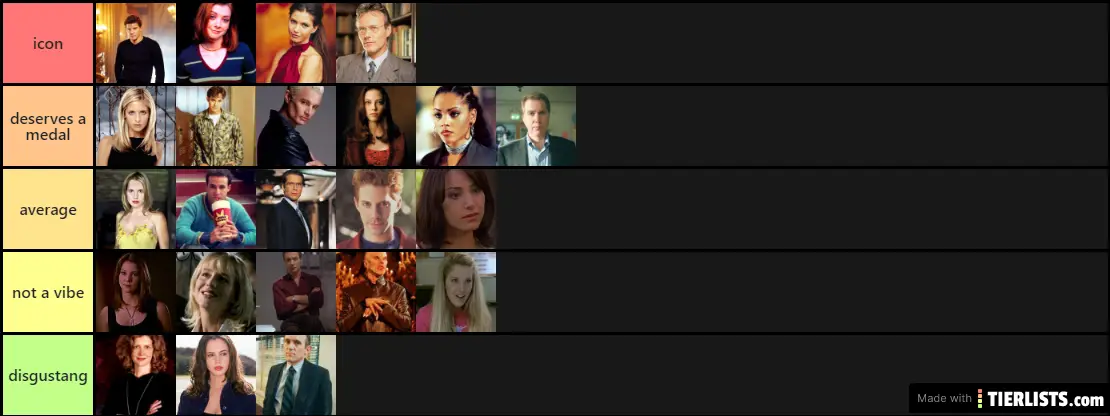 buffy characters s1-3