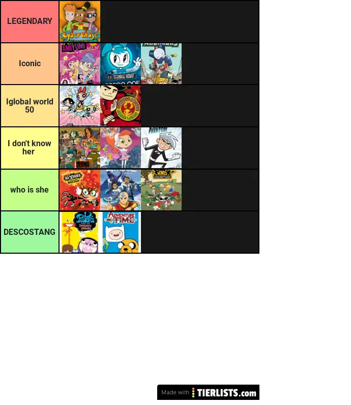 Cartoon Girl feet boy