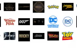 Favourite Entertainment Media Franchises