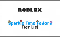 Roblox Sparkle Time Fedoras Tier List Maker Tierlists Com - roblox sparkle time