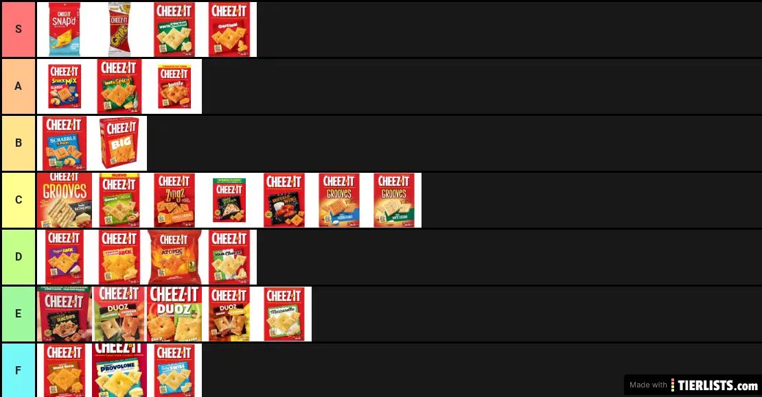 Cheez-It Flavors!