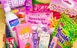 asian snacks/drinks