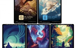 Mtg full art lands