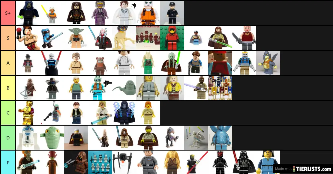 lego star wars figures list