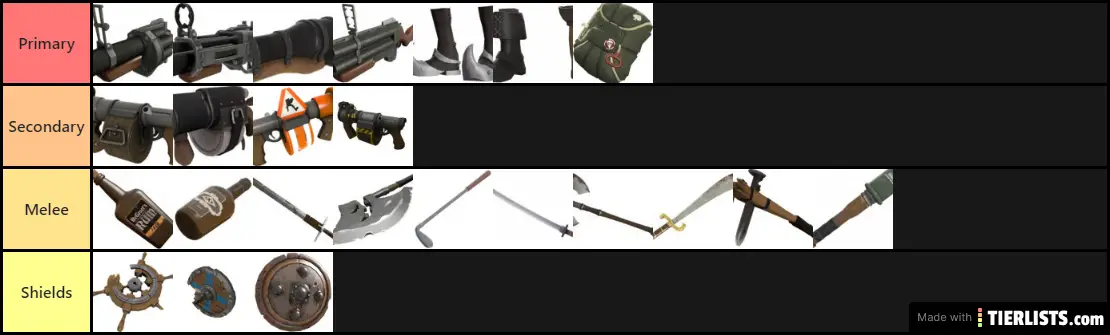 demoman weapons