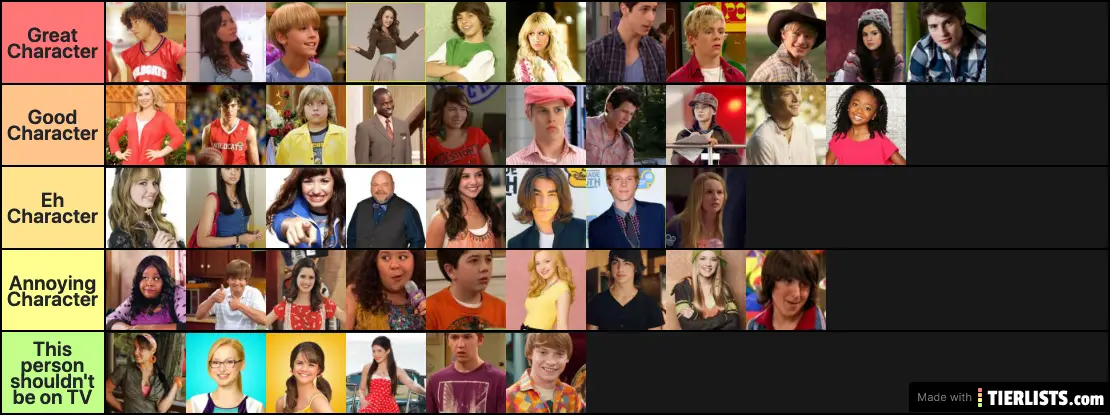 disney show/movie characters