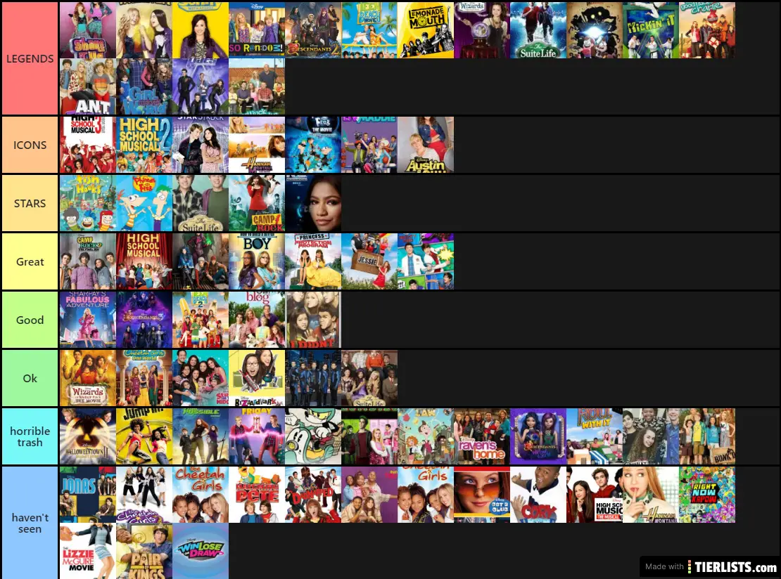 Disney shows and movies
