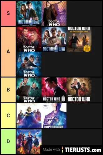 Doctor Who 1-12 ranking