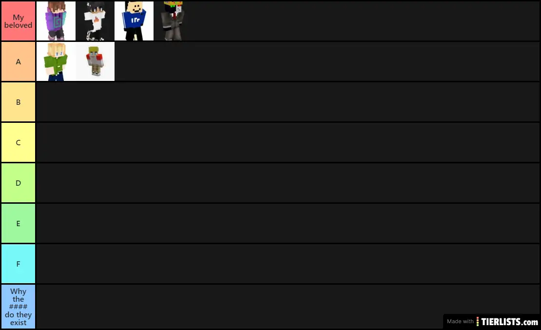 Dream SMP character tier list