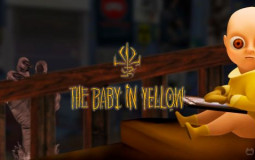 The baby in yellow