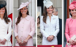 Kate Trooping the Colour Outfits